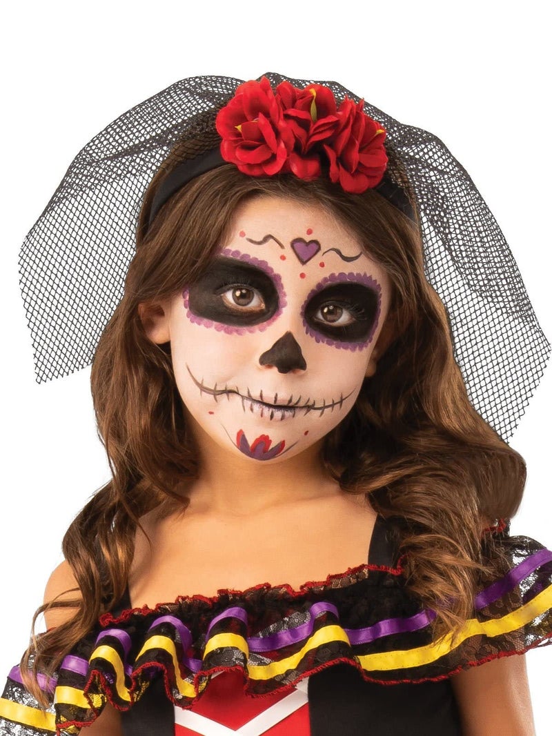 Rubies Day Of The Dead Girl Costume for Kids, Girl's Large - Image 2